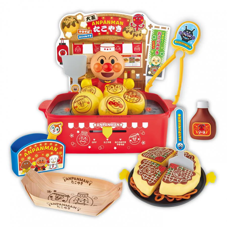 JoyPalette: Infant play set, "Super Man" theme, with seaweed and octopus-shaped snacks.